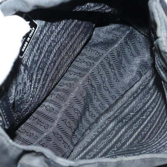 PRADA Shoulder Bag Nylon Black Auth bs16115 - Picture 10 of 16